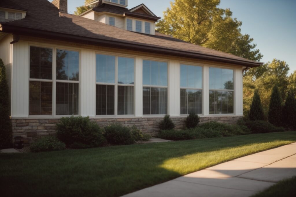 sunny Kansas City home with heat blocking window film