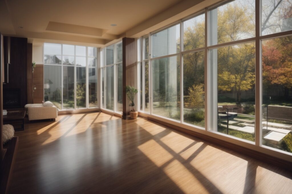 Kansas City home with energy-efficient window film installation
