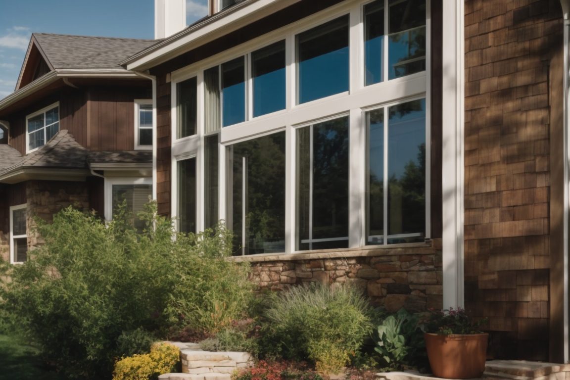 Kansas City home with energy-efficient window film installation