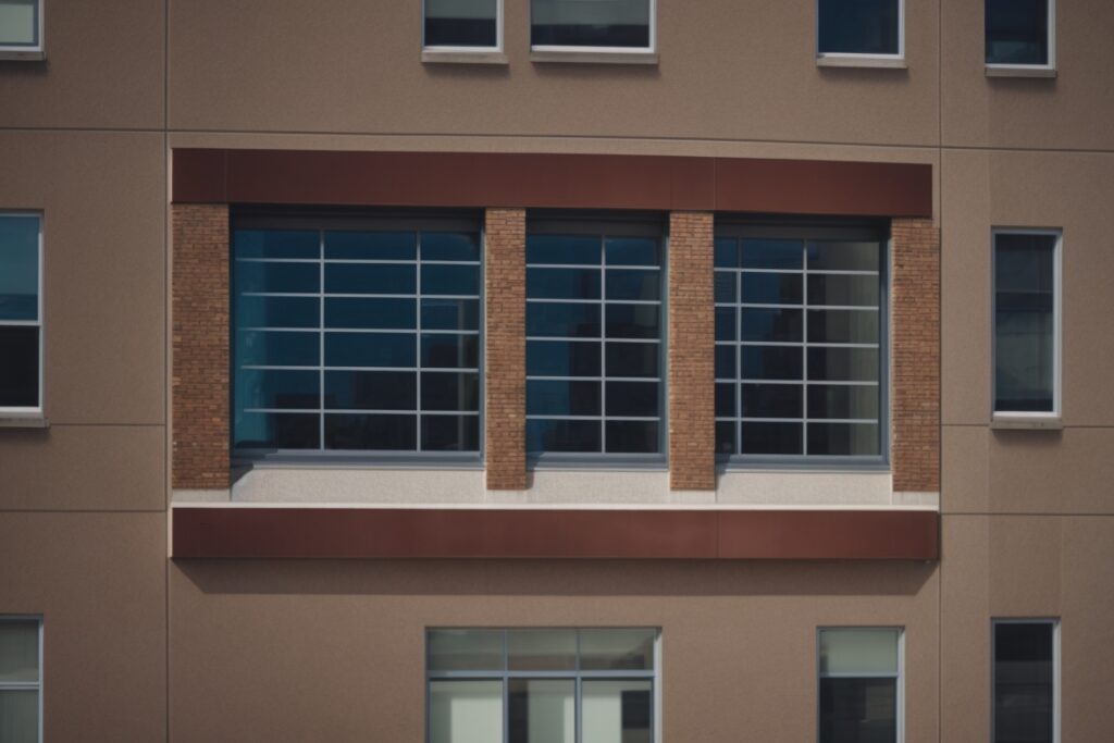 modern office building with custom commercial window tinting in Kansas City